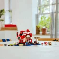 MINECRAFT Lego minecreaft 21270 la casa del mooshroom, giochi di ruolo bambini 8+ con personaggi, animali giocattolo, mob e accessori><noscript><img width=