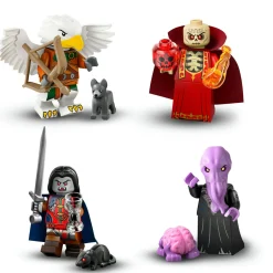Lego minifigures 71047 dungeons & dragons, scatola con 1 di 12 personaggi casuali, gadget da collezione, giochi per bambini 5+><noscript><img width=