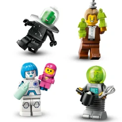 Lego minifigures 71046 serie 26 spazio, scatola con 1 di 12 personaggi giocattolo a caso da collezione, giochi per bambini 5+><noscript><img width=