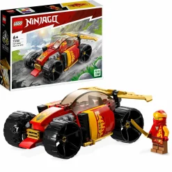 Lego ninjago 71780 auto da corsa ninja di kai – evolution, set 2in1 con macchina giocattolo e fuoristrada, giochi per bambini> Mattoncini