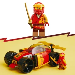 Lego ninjago 71780 auto da corsa ninja di kai – evolution, set 2in1 con macchina giocattolo e fuoristrada, giochi per bambini><noscript><img width=