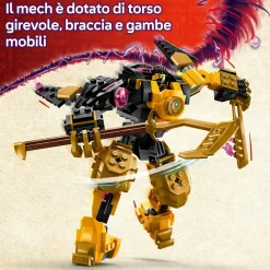 Lego ninjago 71839 battle mech spinjitzu arin: drago, 2 minifigure 7+><noscript><img width=