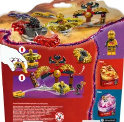 LEGO NINJAGO 71826 battle pack draghi dello spinjitzu – 2 trottole giocattolo, tempio e 2 minifigure, giochi per bambini 6+><noscript><img width=