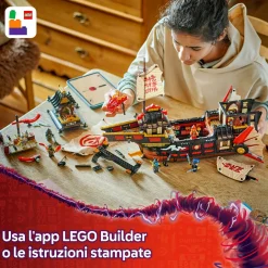 Lego ninjago 71848 bounty del tempio: barca, vele mobili, 6 minifigure 14+><noscript><img width=