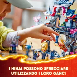 Lego ninjago 71813 dojo delle ombre maschera di lupo, giochi per bambini 9+, casa giocattolo da costruire, minifigure di kai><noscript><img width=