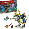 Lego ninjago 71843 mech cavalca-drago rogue: drago, 4 minifigure 8+> Mattoncini