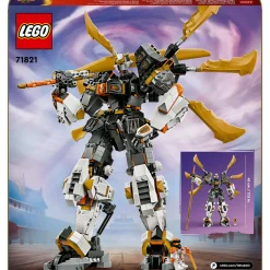 Lego ninjago 71821 mech drago titanio di cole, grande set di giochi per bambini 12+ con spada giocattolo e 1 minifigure><noscript><img width=