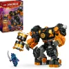 Lego ninjago 71806 mech elemento di terra di cole, giochi per bambini da 7+, action figure personalizzabile con 2 minifigure> Mattoncini