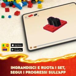 Lego ninjago 71806 mech elemento di terra di cole, giochi per bambini da 7+, action figure personalizzabile con 2 minifigure><noscript><img width=