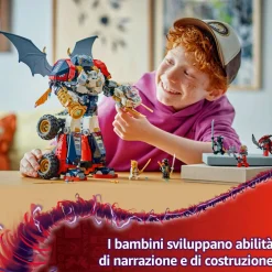 LEGO NINJAGO 71834 mech ultra combinatore di zane – robot giocattolo 4 in 1 separabile in 4 modellini, giochi per bambini 9+><noscript><img width=