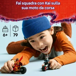 Lego ninjago 71838 moto kai: 2 motociclette, 2 minifigure 6+><noscript><img width=