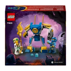 Lego ninjago 71805 pack mech da battaglia di jay, giochi per bambini 6+, action figure giocattolo da costruire e 4 minifigure><noscript><img width=