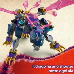 Lego ninjago 71842 rontu drago maestro: snodabile, 3 minifigure 7+><noscript><img width=