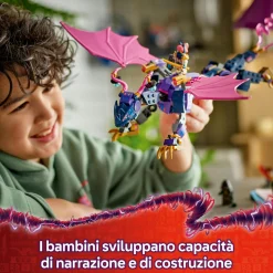 Lego ninjago 71842 rontu drago maestro: snodabile, 3 minifigure 7+><noscript><img width=