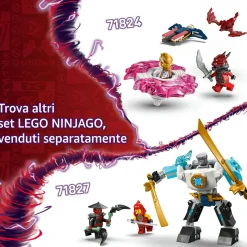 LEGO NINJAGO 71823 spinner del drago spinjitzu di kai – trottola giocattolo con 2 minifigure e armi, giochi per bambini 6+><noscript><img width=