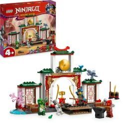 LEGO NINJAGO 71831 tempio dello spinjitzu ninja – set giocattolo con 4 minifigure, drago, armi e accessori, giochi bambini 4+> Mattoncini
