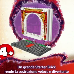 LEGO NINJAGO 71831 tempio dello spinjitzu ninja – set giocattolo con 4 minifigure, drago, armi e accessori, giochi bambini 4+><noscript><img width=