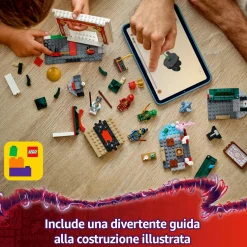LEGO NINJAGO 71831 tempio dello spinjitzu ninja – set giocattolo con 4 minifigure, drago, armi e accessori, giochi bambini 4+><noscript><img width=