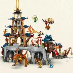 Lego ninjago 71814 torneo città tempio: pagoda, 13 minifigure 14+><noscript><img width=