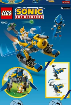 Lego sonic 77002 cyclone vs. metal sonic, giochi d’azione per bambini 8+ con mech robot giocattolo trasformabile e personaggio><noscript><img width=