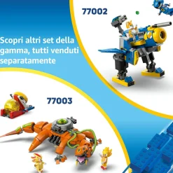 Lego sonic 77001 duello al falò di sonic, giochi per bambini e bambine 7+ con personaggi del videogioco, idea regalo per gamer><noscript><img width=