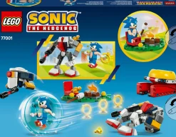 Lego sonic 77001 duello al falò di sonic, giochi per bambini e bambine 7+ con personaggi del videogioco, idea regalo per gamer><noscript><img width=