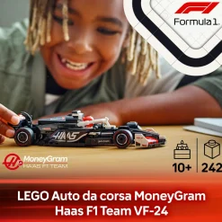 LEGO SPEED CHAMPIONS 77250 auto da corsa moneygram haas f1 team vf-24 macchina giocattolo con minifigure per bambini 10+><noscript><img width=