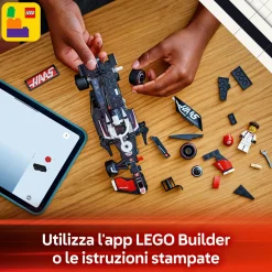 LEGO SPEED CHAMPIONS 77250 auto da corsa moneygram haas f1 team vf-24 macchina giocattolo con minifigure per bambini 10+><noscript><img width=