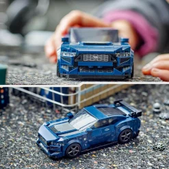 Lego speed champions 76920 auto sportiva ford mustang dark horse, modellino di macchina giocattolo da costruire per bambini 9+><noscript><img width=
