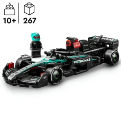 LEGO SPEED CHAMPIONS 77244 auto da corsa mercedes-amg petronas f1 w 15 macchina giocattolo da collezione con pilota, bambini10+><noscript><img width=