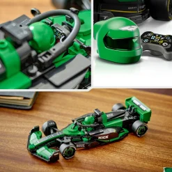 LEGO SPEED CHAMPIONS 77247 auto da corsa kick sauber f1 team c44 macchina giocattolo da collezione con minifigure, bambini 10+><noscript><img width=