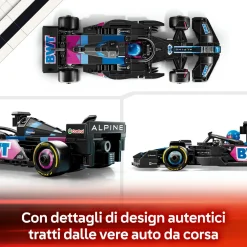 LEGO SPEED CHAMPIONS 77248 auto da corsa bwt alpine f1 team a524 macchina giocattolo da collezione con minifigure, bambini 10+><noscript><img width=