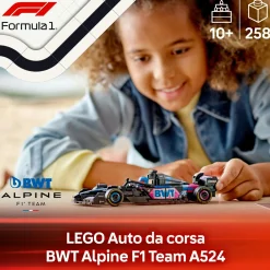 LEGO SPEED CHAMPIONS 77248 auto da corsa bwt alpine f1 team a524 macchina giocattolo da collezione con minifigure, bambini 10+><noscript><img width=