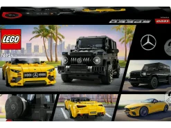 Lego speed champions 76924 mercedes-amg g 63 e mercedes-amg sl 63, 2 macchine giocattolo da costruire, auto per bambini 10+><noscript><img width=