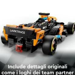 Lego speed champions 76919 monoposto da corsa mclaren formula 1 2023, macchina giocattolo f1 per bambini 9+, auto da costruire><noscript><img width=