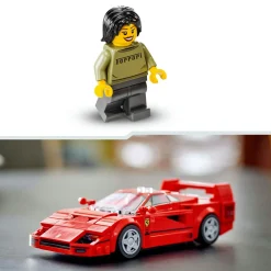 Lego speed champions 76934 supercar ferrari f40, modellino di auto sportiva, macchina giocattolo da collezione per bambini 9+><noscript><img width=