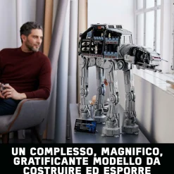 Lego star wars 75313 at-at, modello costruibile walker guerre stellari ucs, set per adulti da collezione con luke skywalker><noscript><img width=