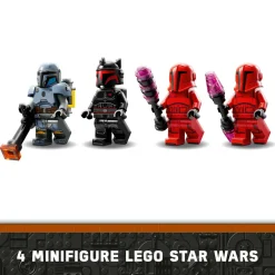 Lego star wars 75386 battaglia tra paz vizsla e moff gideon, giochi d’avventura per bambini 7+ da collezione con 4 minifigure> Mattoncini