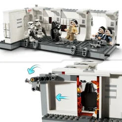 Lego star wars 75387 imbarco sulla tantive iv, giochi bambini 8+, scena nell’astronave giocattolo da costruire con minifigure><noscript><img width=