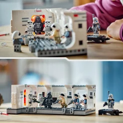 Lego star wars 75387 imbarco sulla tantive iv, giochi bambini 8+, scena nell’astronave giocattolo da costruire con minifigure><noscript><img width=