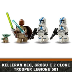 Lego star wars 75378 la fuga del barc speeder, giocattolo dal film the mandalorian, giochi per bambini 8+ con grogu (baby yoda)> Costruzioni Per Adulti|Mattoncini