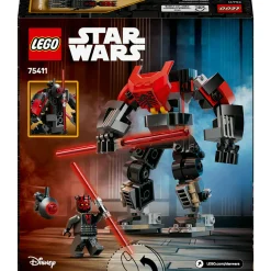 Lego star wars 75411 mech darth maul: action figure, spada laser 6+><noscript><img width=