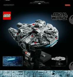 Lego star wars 75375 millennium falcon, modellino da costruire di astronave per adulti, idee regalo lui, lei, marito o moglie><noscript><img width=