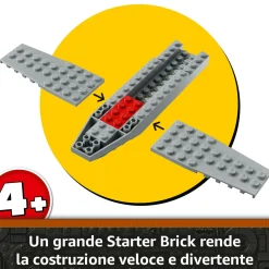 LEGO® Star Wars™ Lego star wars 75410 n-1 starfighter di mando e grogu con 3 personaggi, astronave giocattolo da costruire per bambini 4+><noscript><img width=