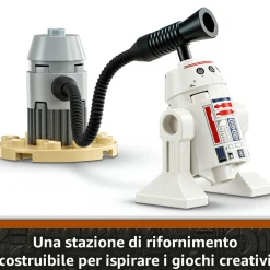 LEGO® Star Wars™ Lego star wars 75410 n-1 starfighter di mando e grogu con 3 personaggi, astronave giocattolo da costruire per bambini 4+><noscript><img width=