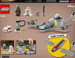LEGO® Star Wars™ Lego star wars 75410 n-1 starfighter di mando e grogu con 3 personaggi, astronave giocattolo da costruire per bambini 4+><noscript><img width=
