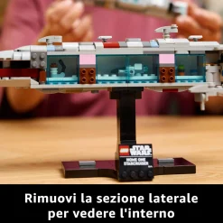 LEGO® Star Wars™ Lego star wars 75405 starcruiser home one, astronave da collezione con fregata medica nebulon-b, regalo adulti, uomo e donna><noscript><img width=