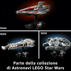 LEGO® Star Wars™ Lego star wars 75405 starcruiser home one, astronave da collezione con fregata medica nebulon-b, regalo adulti, uomo e donna><noscript><img width=