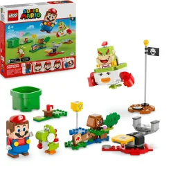 Lego super mario 71439 avventure di mario interattivo, giocattolo con personaggi nintendo da collezione, regalo bambini 6+> Mattoncini
