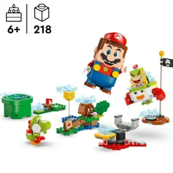 Lego super mario 71439 avventure di mario interattivo, giocattolo con personaggi nintendo da collezione, regalo bambini 6+><noscript><img width=